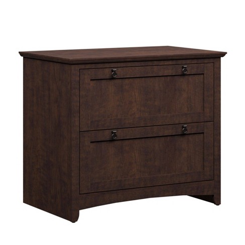 Buena Vista 2 Drawer File Cabinet In Madison Brown Bush Furniture Target