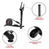 Sunny Health & Fitness Power Stride Smart Non-Powered Elliptical Cross Trainer Machine - 4 of 4