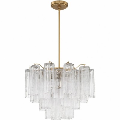 Crystorama Lighting Addis 6 - Light Chandelier in  Aged Brass