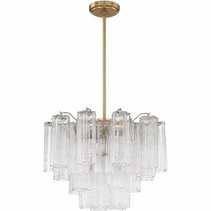 Crystorama Lighting Addis 6 - Light Chandelier in  Aged Brass - 1 of 4