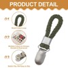 Unique Bargains Cotton Loop Metal Clothing Towel Storage Clips 4.3" - 3 of 4