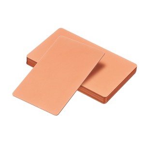Unique Bargains Anodized Aluminum Laser Engraving DIY Blank Metal Business Cards 12 Pcs - 1 of 4