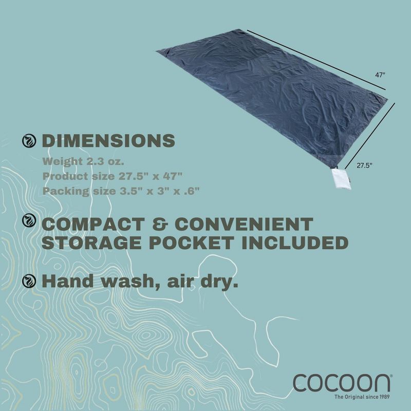 COCOON - Premium - Typhoon Waterproof Blanket Mini - Midnight Blue, 2 of 4