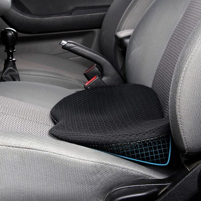 TruAIR Memory Foam Car Seat Cushion (Black)