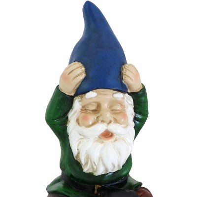 Sage the Yoga Garden Gnome Resin Statue, 11"