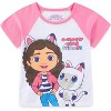 DREAMWORKS GABBY'S DOLLHOUSE Girls Short Sleeve T-Shirt and French Terry Shorts Set for Toddler and Big Kids - 3 of 4