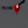 Rerun Island Men Im Fine Stab Knife Short Sleeve Graphic Cotton T-Shirt - 2 of 4