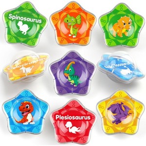 12-Piece Floating Marine Animal Bath Toys, Montessori Educational Set for Kids Ages 2-5 - 1 of 4