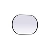Elegant Lighting Metal Frame Oval Mirror 24x40 - 4 of 4