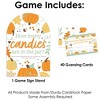 Big Dot of Happiness Little Pumpkin - How Many Candies Fall Birthday Party or Baby Shower Game - 1 Stand and 40 Cards - Candy Guessing Game - 3 of 4