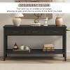NicBex Contemporary Narrow Console Table with Storage,Entryway Table with Drawers & Bottom Shelf,Foyer Table for Entryway,Hallway,Living Room - 2 of 4