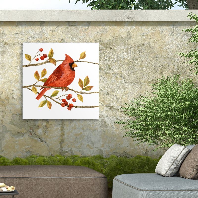 "Birds And Berries Iii" Outdoor Canvas, 4 of 8