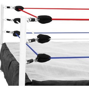 Red, White & Blue Ring Ropes for SMALL WWE AEW Wrestling Action Figure Rings - 1 of 1