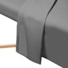Saloniture 3-Piece Flannel Massage Table Sheet Set - Soft Cotton Flat and Fitted Sheets with Face Cradle Cover - 4 of 4