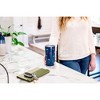 Elanze Designs 20 oz Stainless Steel On the Go Insulated Travel Tumbler With Push Top Lid, On Beach Time Flamingo Blue - 4 of 4