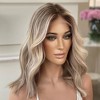 Jessie's Wig 14 Inch Ombre Blonde Highlight Color Wavy Glueless Wig 13x4 Lace 1 Pc/Pack - 4 of 4