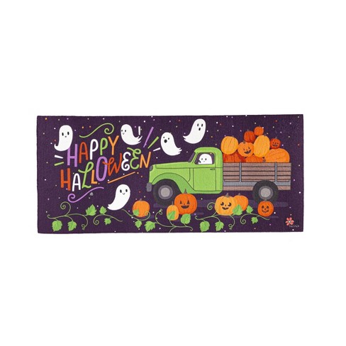 Farmhouse Boo Coir Door Mat