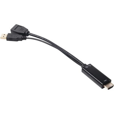 Club 3D HDMI to DisplayPort Adapter - DisplayPort/HDMI/USB A/V Cable for Audio/Video Device, Gaming Console, Notebook