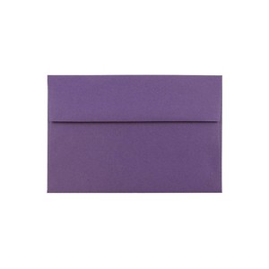 JAM Paper A7 Invitation Envelopes 5.25 x 7.25 Dark Purple 563912508 - 1 of 4