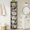 Hommoo 78.7 Inch Tall Narrow Corner Bookshelf - 4 of 4
