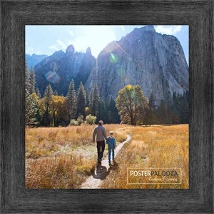 PosterPalooza | Square Contemporary Black Picture Frame - UV Acrylic, Foam Board Backing, Hanging Hardware - 1 of 4