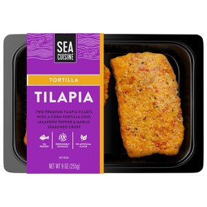Sea Cuisine Tortilla Tilapia - Frozen - 9oz - 1 of 4