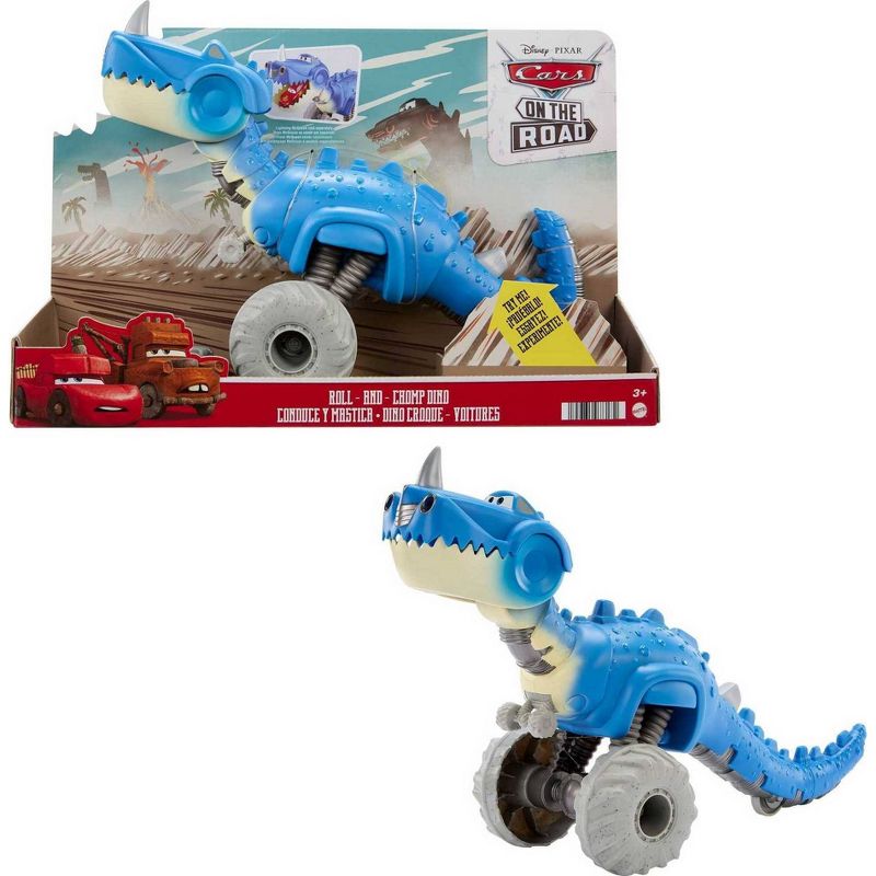 Disney Pixar Cars On the Road Roll-and-Chomp Dino Vehicle, 1 of 8