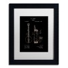 Trademark Fine Art - Claire Doherty 'Vintage Banjo Patent 1896 Black' Matted Framed Art - 2 of 3