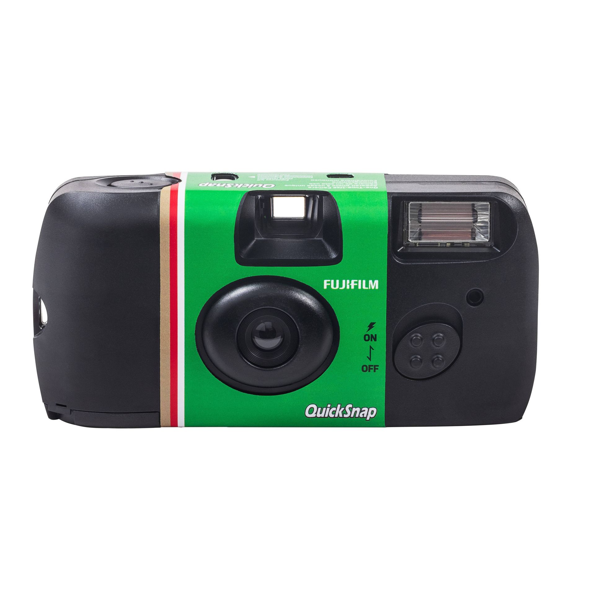 Fujifilm Quicksnap 135 Flash 400-27exp Camera: Single-Use, Built-In Flash, 35mm Film