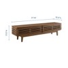 Modway Render 71 TV Stand Walnut - 3 of 4