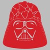 Men's Star Wars Valentine's Day Darth Vader Heart Helmet T-Shirt - 2 of 4