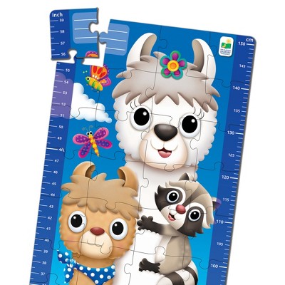 The Learning Journey Long & Tall Puzzles Animal Friends Growth Chart