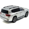 Toyota Land Cruiser Silver Metallic with Sun Roof 1/24 Diecast Model Car - 3 of 3