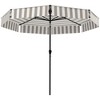 Outsunny 8.6FT Patio Umbrella, UPF 30+ Outdoor Market Umbrella, 2-Tier Vented Patio Table Umbrella with Crank, 8 Ribs, Push Button Tilt - 4 of 4