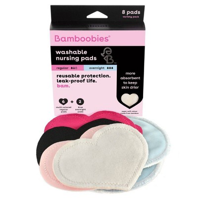 Photo 1 of Bamboobies Regular  Overnight Reusable Nursing Pad Variety Pack - 8ct