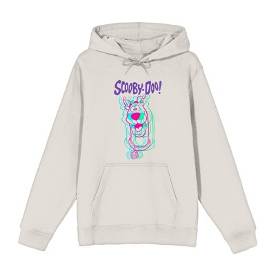 Scooby-Doo 3D Line Art Adult Long Sleeve Hoodie