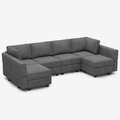 Belffin Modular Terry Sofa with Storage Seat (6 Seats + 8 Sides)