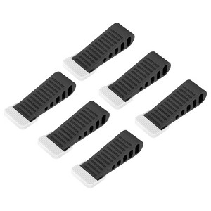 Unique Bargains TPR Anti-Slip Stackable Mini Size Door Stopper 6 Pcs - 1 of 4