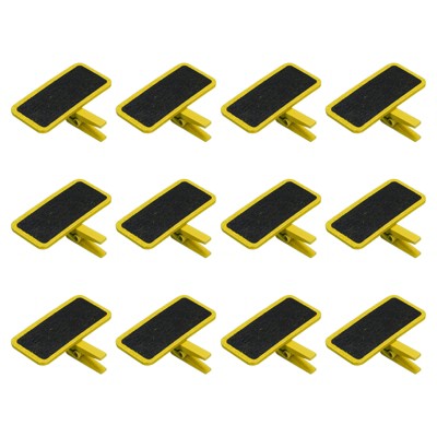 Unique Bargains Wood Smooth Wedding Party Clip Design Chalkboard Orange 30 Pcs