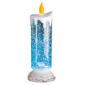 Collections Etc Color Changing Snow Globe Candle 3.5 X 3.5 X 9.5 - 1 of 4