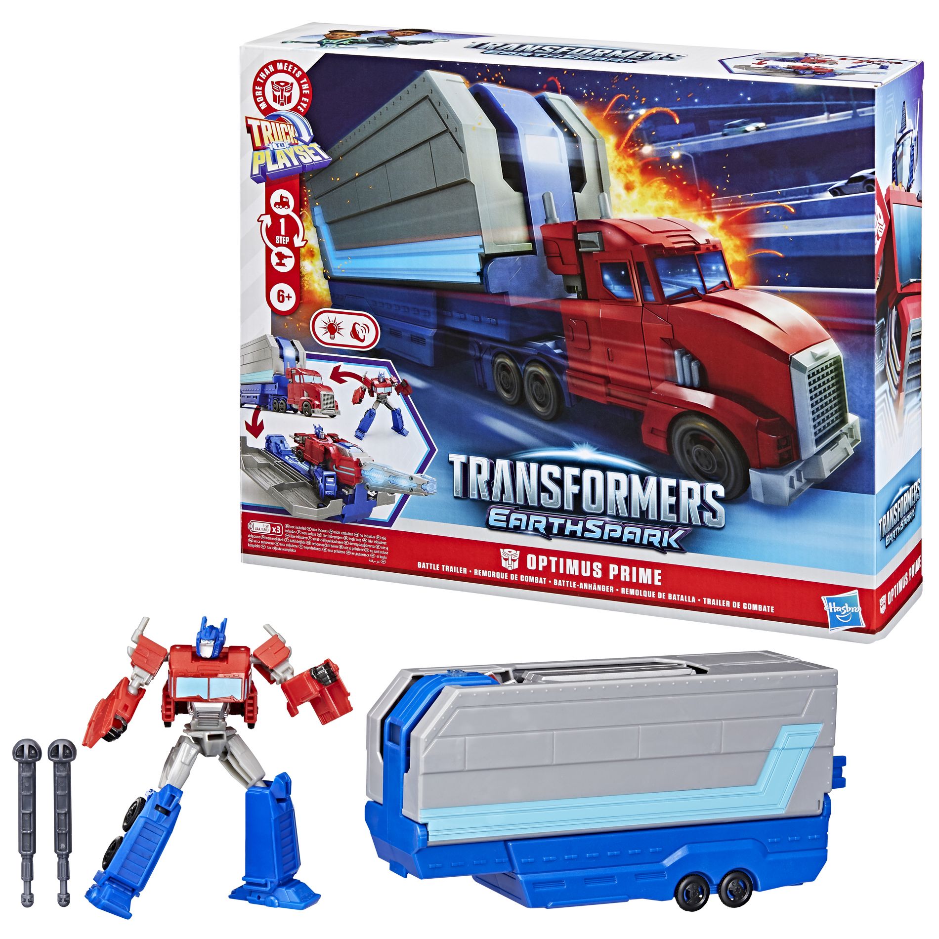 Transformers EarthSpark Optimus Prime Battle Trailer