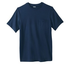 KingSize Shrink-Less Lightweight Pocket Crewneck T-Shirt - 1 of 4