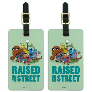 Sesame Street Raised On The Street Luggage ID Tags Set of 2 - 1 of 4