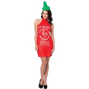 Imposta Costumes Women's Sriracha Dress with Headband Costume Dress One Size - 1 of 1