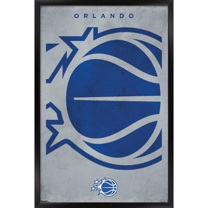 Trends International NBA Orlando Magic - Logo 25 Framed Wall Poster Prints - 1 of 4