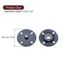 Unique Bargains Alloy Invisible Durable High Hardness Buckle Fasteners Press Studs Buttons 5 Pcs - 2 of 4
