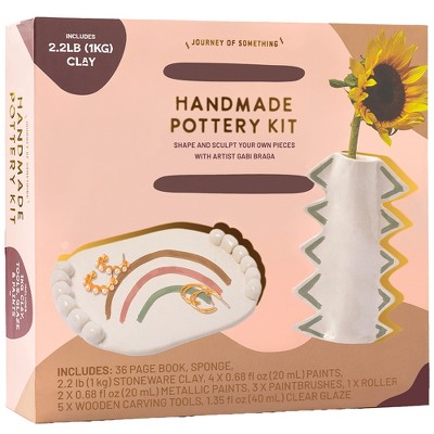 Journey of Something: Handmade Pottery Kit - DIY Adult Clay Craft Kit