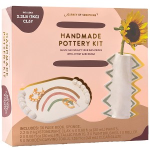 Journey of Something: Handmade Pottery Kit - DIY Adult Clay Craft Kit - 1 of 4