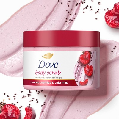 Dove Crushed Cherries &#38; Chia Milk Exfoliating Body Scrub - 10.5 oz_2