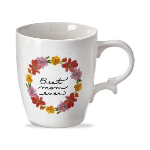 16oz Stoneware Best Mom Ever Mug Light Pink - Parker Lane